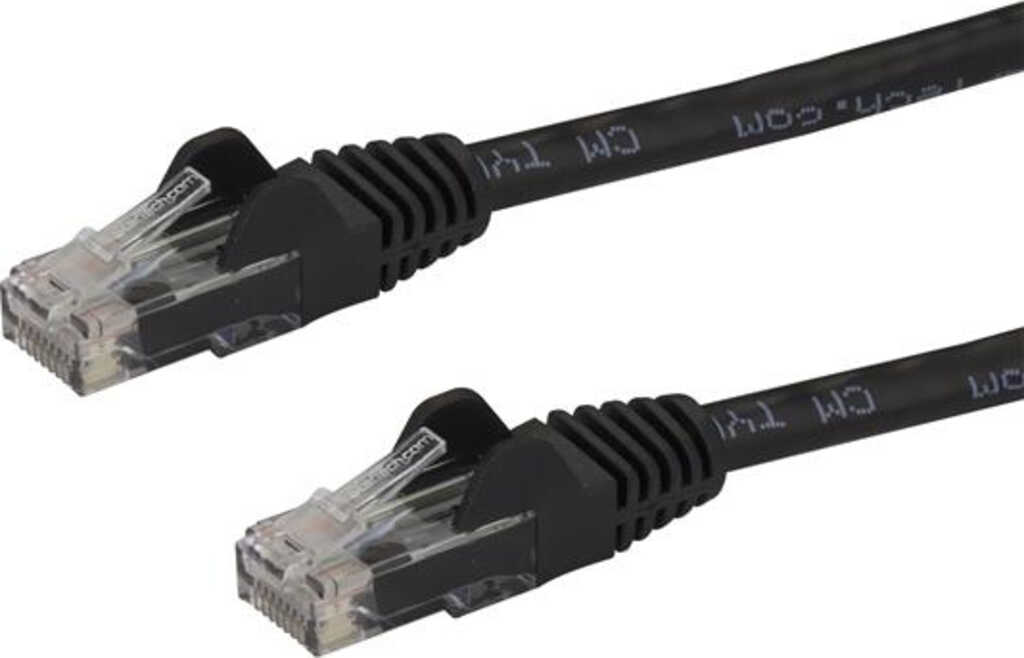 10m StarTech.com Patchkabel, UTP, Cat.6, schwarz
