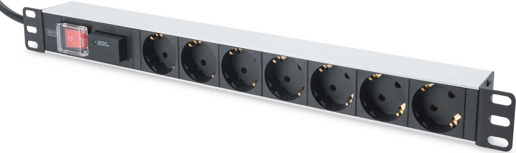 2m 19 Zoll Digitus DN-95407 PDU Aluminium Steckdosenleiste