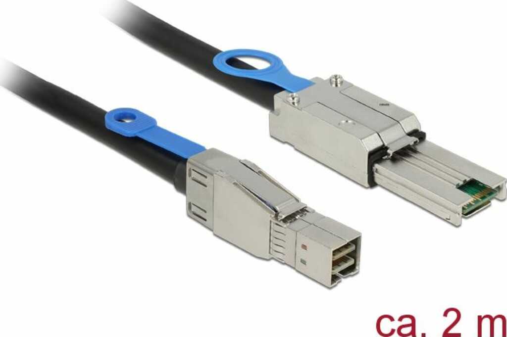 2m Kabel Mini SAS HD SFF-8644 &gt; Mini SAS SFF-8088