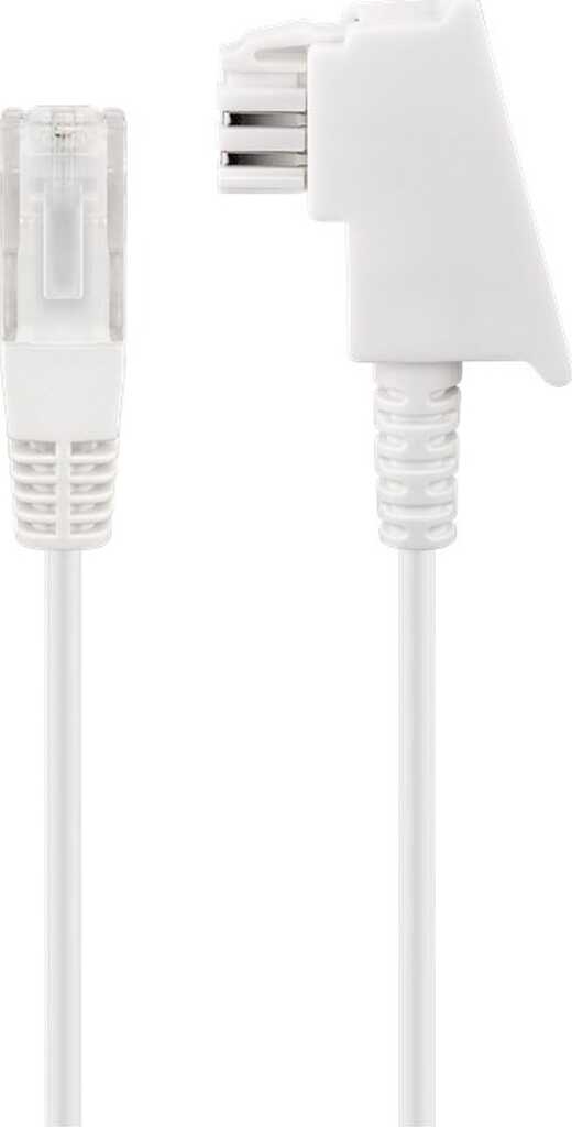 0&comma;5m goobay DSL-&sol;VDSL-Routerkabel&comma; weiss