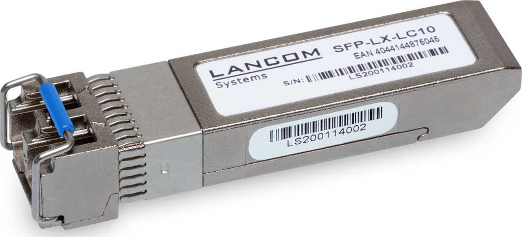 Lancom SFP-LX-LC10 10G LAN-Transceiver&comma; LC-Duplex SM 10km&comma;