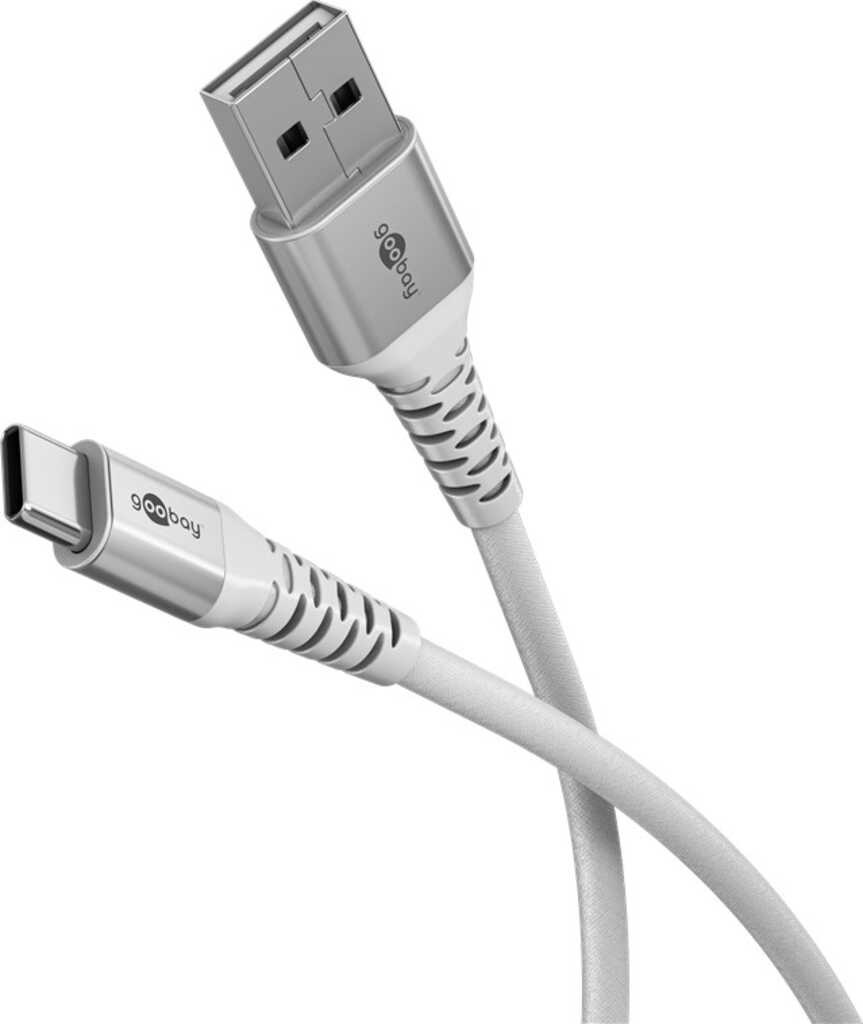0&comma;5m USB-C &gt; USB-A Supersoftes Textilkabel mit