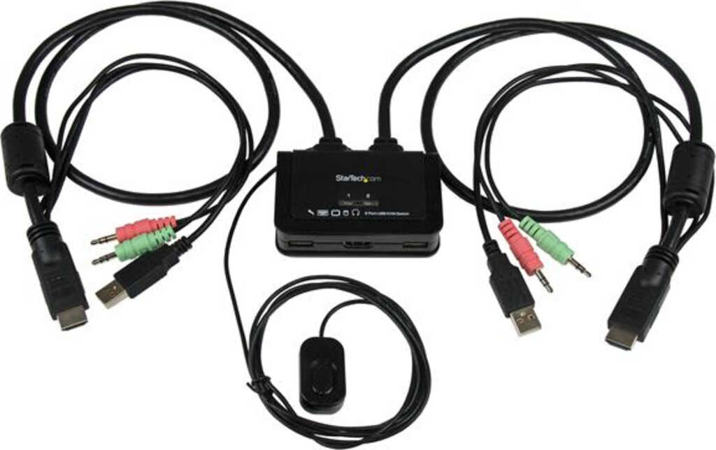 StarTech 2 Port USB HDMI KVM Switch mit Audio - Desktop