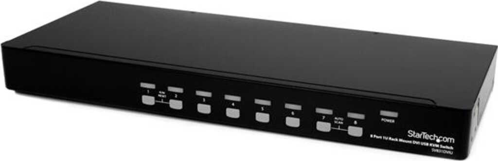 StarTech 8-Port-1U-Rackmontage-DVI-USB-KVM-Switch