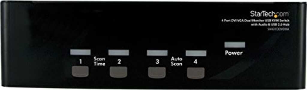 StarTech 4 Port DVI KVM USB Switch&comma; 4-fach DVI Umschalter