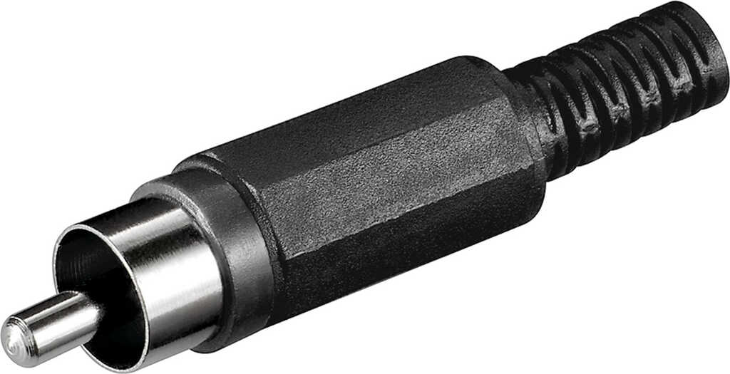goobay Cinch Stecker&comma; schwarz