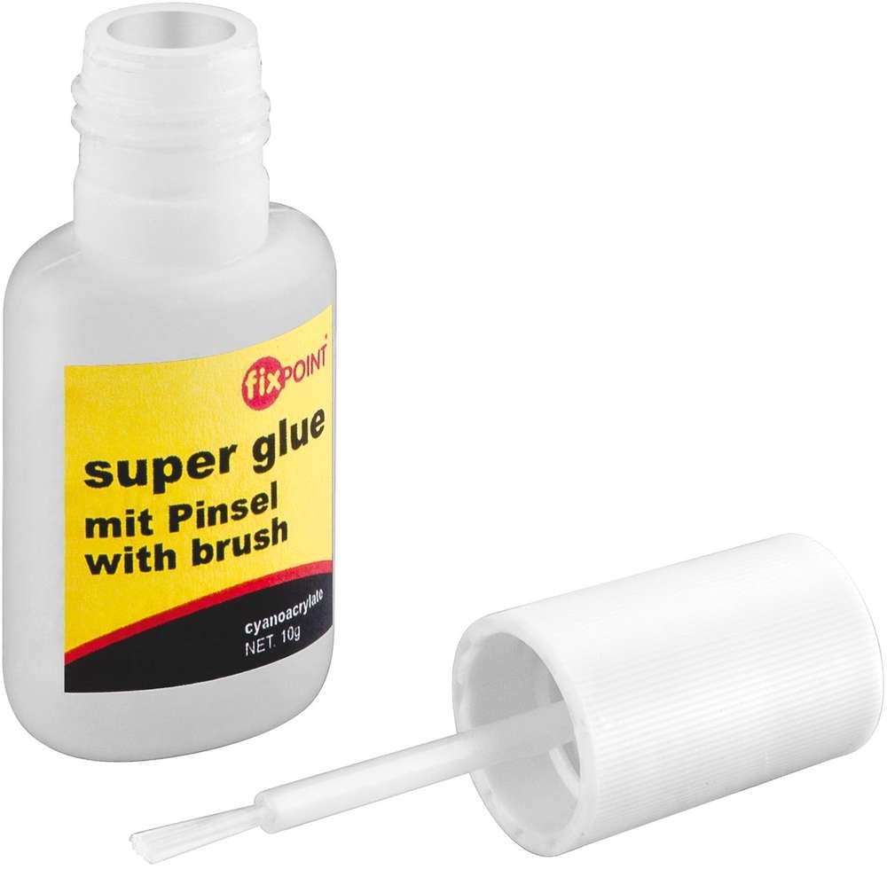 10g Sekundenkleber Flasche mit Pinsel&comma; goobay
