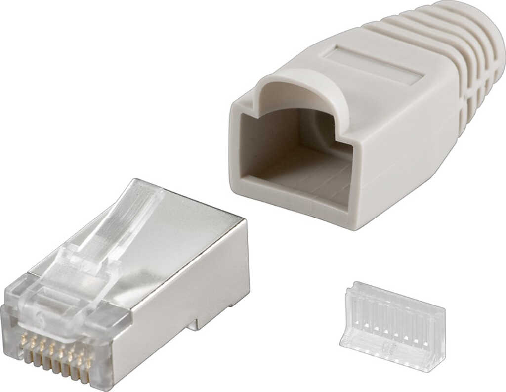 1er-Pack Crimpstecker Cat&period;5e RJ45 STP geschirmt&comma;