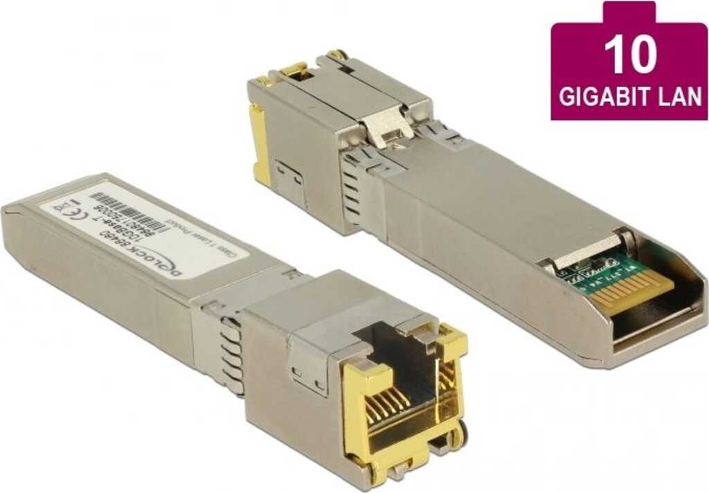 Delock SFP&plus; Modul 10GBase-T RJ45