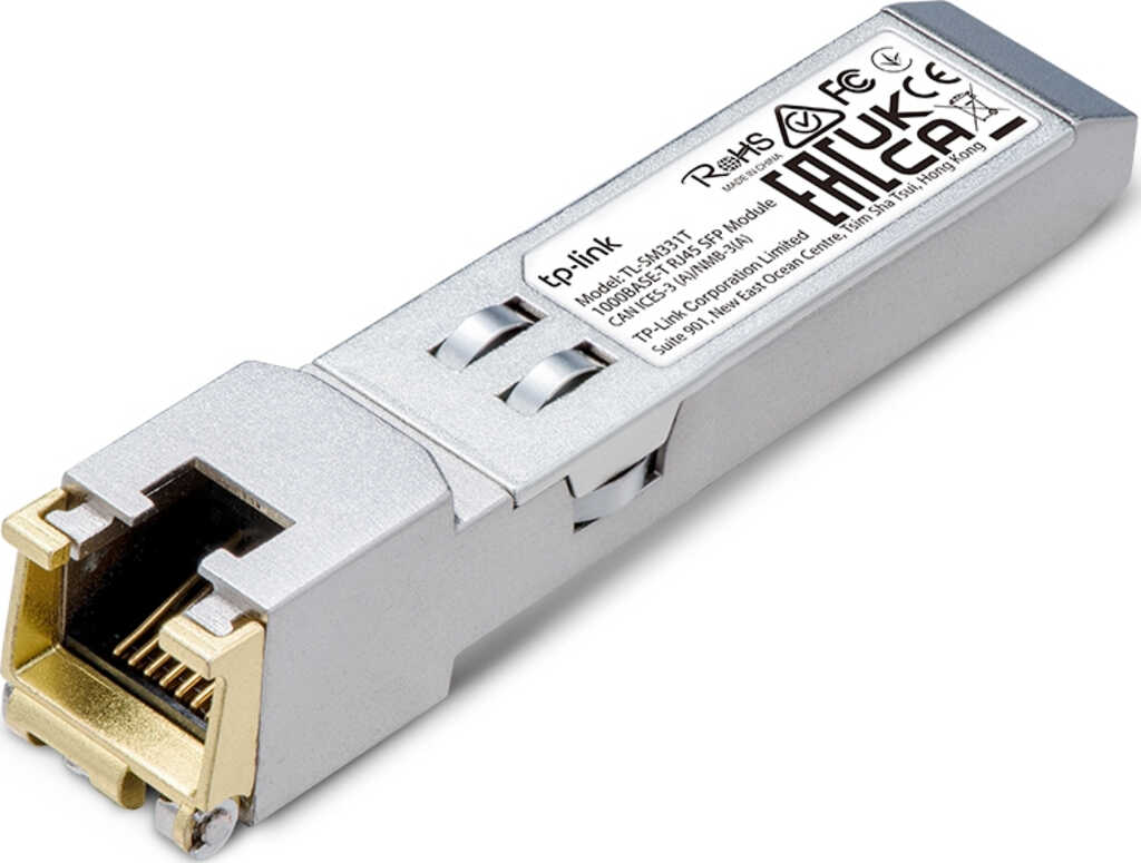 TP-Link SM331T Gigabit LAN-Transceiver&comma; RJ-45&comma; SFP