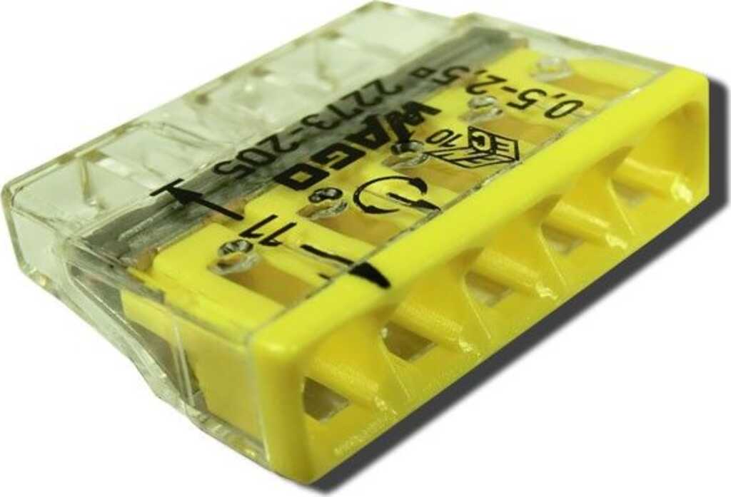 100er-Pack 5x 0&comma;5-2&comma;5mm Wago Verbindungsklemme