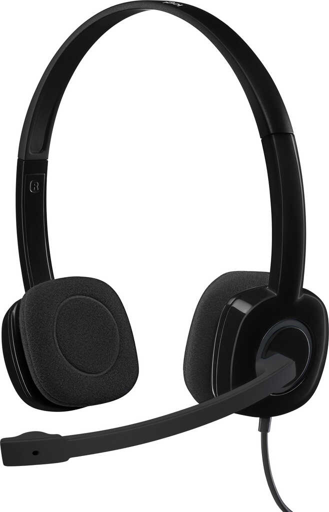 Logitech H151 stereo Headset&comma; On-Ear&comma; PC