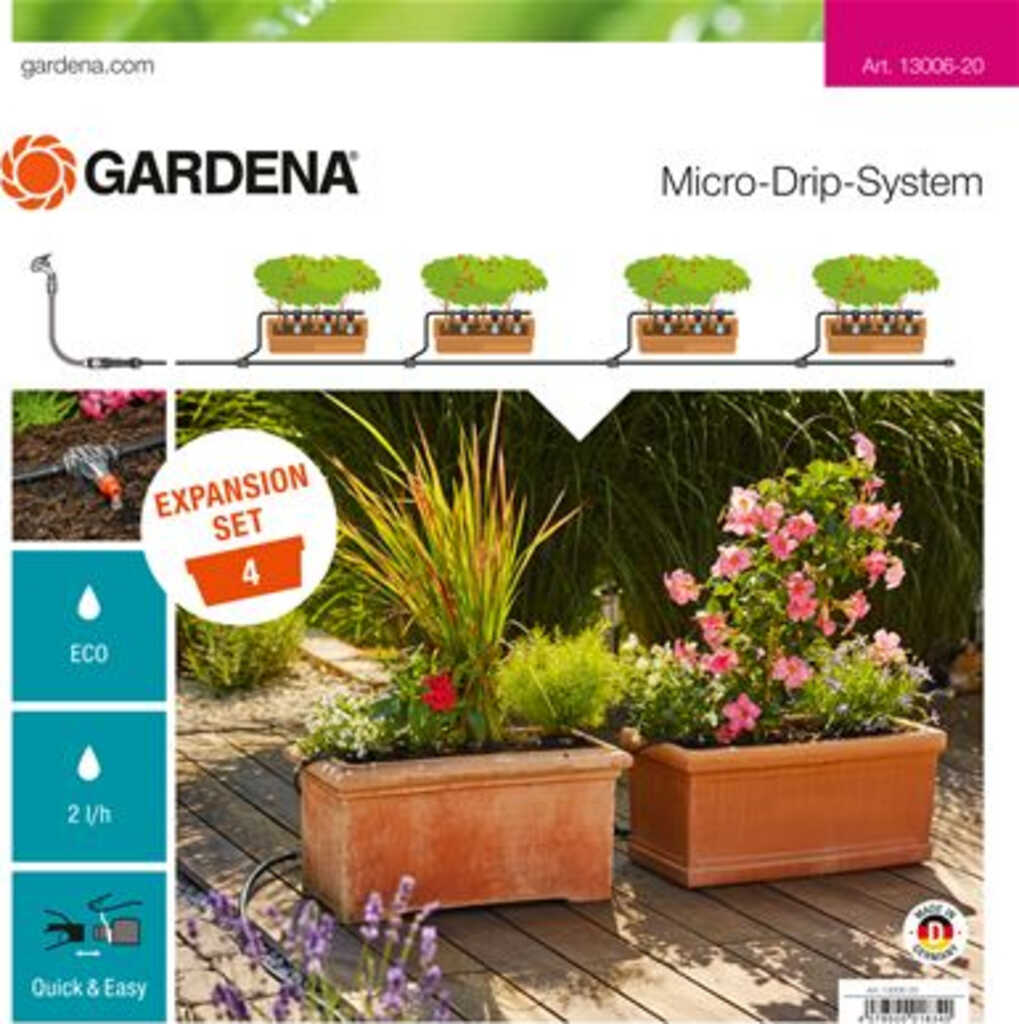 Gardena Micro-Drip-System Planzt&ouml;pfe Erweiterungs-Set