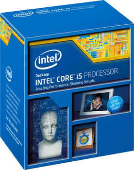 Intel Core i5-4590S, 4x 3.00GHz, Box, Sockel 1150 CPU 