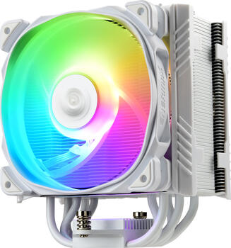 Enermax ETS-T50 AXE ARGB White Version CPU-Lüfter, 1x 120x120x25mm, 500-1600rpm, 45.5-121.2m³/h, 14-24dB(A)