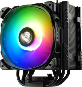 Enermax ETS-T50 AXE ARGB Black Version CPU-Lüfter, 1x 120x120x25mm, 500-1600rpm, 45.5-121.2m³/h, 14-24dB(A)