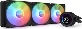 NZXT Kraken Elite 360 RGB Black CPU-Lüfter, 3x 120x120mm, 500-1800rpm, 133.98m³/h, 78.85 CFM, 33.9dB(A), 2.57mmH2O