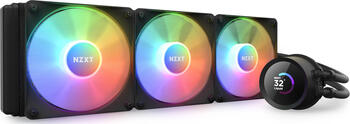 NZXT Kraken 360 RGB Black CPU-Lüfter, 3x 120x120mm, 500-1800rpm, 133.98m³/h, 78.85 CFM, 33.9dB(A), 2.57mmH2O