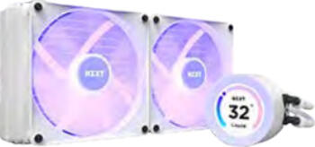 NZXT Kraken Elite 280 RGB White CPU-Lüfter, 2x 140x140mm, 500-1500rpm, 154.3m³/h, 90.81 CFM, 34.5dB(A), 3.22mmH2O