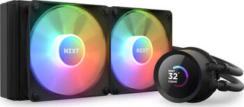 NZXT Kraken 240 RGB Black CPU-Lüfter, 2x 120x120mm, 500-1800rpm, 133.98m³/h, 78.85 CFM, 33.9dB(A), 2.57mmH2O