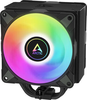 Arctic Freezer 36 ARGB Black CPU-Lüfter, 2x 120x120x25mm, 200-2000rpm, 82.9m³/h, 48.79 CFM, 0.3 Sone, 1.85mmH2O, 1.32W
