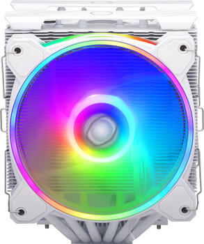Cooler Master Hyper 622 Halo White CPU-L&uuml;fter&comma; 2x 120x120x25mm&comma; 650-2050rpm&comma; 88&period;15m&sup3;&sol;h&comma; 51&period;88 CFM&comma; 27dB&lpar;A&rpar;