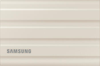 1.0 TB SSD Samsung Portable T7 Shield beige externe SSD, 1x USB-C 3.1