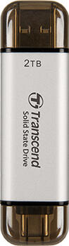2.0 TB SSD Transcend ESD310S Silver externe SSD, USB-C