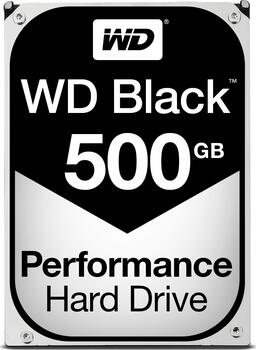 500 GB HDD WD Caviar Black  SATA 6Gb/s-Festplatte 