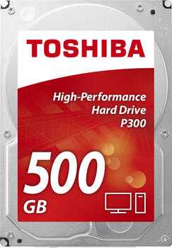 500 GB HDD Toshiba P300 High-Performance 3.5 Zoll Festplatte 