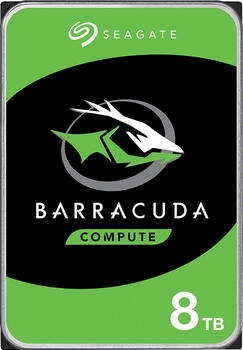 8.0 TB HDD Seagate BarraCuda SATA 6Gb/s-Festplatte Produktausführung: OEM