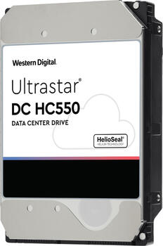 18.0 TB HDD Western Digital Ultrastar DC HC550-Festplatte, geeignet für Dauerbetrieb, heliumgefüllt