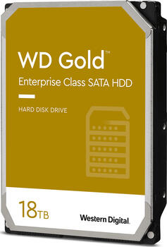 18.0 TB HDD Western Digital WD Gold-Festplatte, geeignet für Dauerbetrieb, heliumgefüllt, zeitbeschränkte Fehlerkorr.
