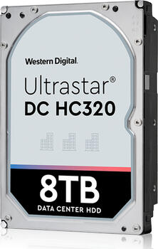 8.0 TB HDD Western Digital Ultrastar DC HC320-Festplatte, geeignet für Dauerbetrieb