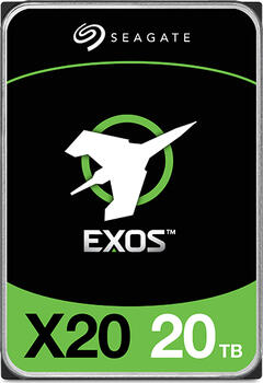 20.0 TB HDD Seagate Exos X - X20-Festplatte, geeignet für Dauerbetrieb, heliumgefüllt, PowerChoice, PowerBalance