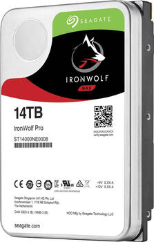 14.0 TB HDD Seagate IronWolf Pro +Rescue, SATA 6Gb/s Festplatte, recertified