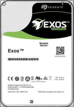 14.0 TB HDD Seagate Exos X X16-Festplatte, geeignet für Dauerbetrieb, heliumgefüllt, Produktausführung: OEM