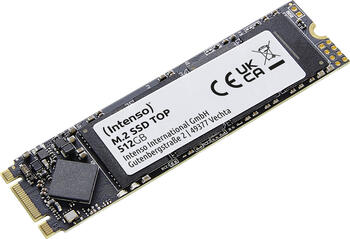 512 GB SSD Intenso, 80mm M.2 SATA 6Gb/s lesen: 520MB/s, schreiben: 490MB/s