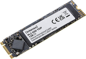 128 GB SSD Intenso Top Performance SSD, M.2/B-M-Key (SATA 6Gb/s), lesen: 520MB/s, schreiben: 500MB/s