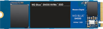 250 GB SSD Western Digital WD Blue SN550 NVMe SSD&comma; M&period;2&sol;M-Key PCIe 3&period;0 x4&comma; lesen&colon; 2400MB&sol;s&comma; schreiben&colon; 950MB&sol;s&comma; TBW&colon; 150TB
