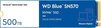 500 GB SSD Western Digital WD Blue SN570 NVMe, M.2 PCIe 3.0 lesen: 3500MB/s, schreiben: 2300MB/s, TBW: 300TB
