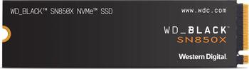 2.0 TB SSD Western Digital WD_BLACK SN850X NVMe M.2/M-Key lesen: 7300MB/s, schreiben: 6600MB/s, TBW: 1.2PB