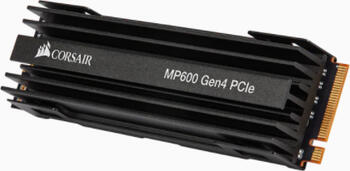 1.0 TB SSD Corsair Force Series MP600 R2, M.2/M-Key (PCIe 4.0 x4), lesen: 4950MB/s, schreiben: 4000MB/s SLC-Cached, TB