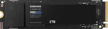 2.0 TB SSD Samsung SSD 990 EVO, M.2/M-Key (PCIe 4.0 x4 oder PCIe 5.0 x2), lesen: 5000MB/s, schreiben: 4200MB/s