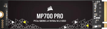 1.0 TB SSD Corsair Force Series MP700 PRO, M.2/M-Key (PCIe 5.0 x4), lesen: 11700MB/s, schreiben: 9600MB/s SLC-Cac