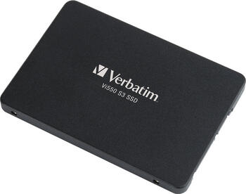 512 GB SSD Verbatim Vi550 S3 SATA 6Gb/s 6,4cm/ 2.5 Zoll lesen: 560MB/s, schreiben: 535MB/s, TBW: 360TB