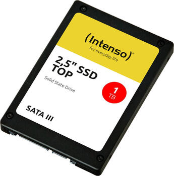 1.0 TB SSD Intenso Top Performance SSD, SATA 6Gb/s, lesen: 520MB/s, schreiben: 420MB/s