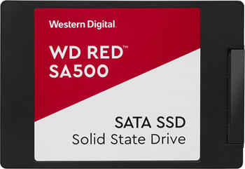 2.0 TB SSD Western Digital WD Red SA500 NAS SATA SSD, SATA 6Gb/s, lesen: 560MB/s, schreiben: 530MB/s, TBW: 1.3PB
