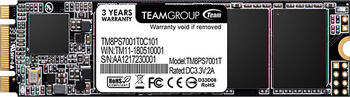 1.0 TB SSD TeamGroup MS30 SSD TM8PS7, M.2/B-M-Key (SATA 6Gb/s), lesen: 530MB/s, schreiben: 480MB/s, TBW: 240TB