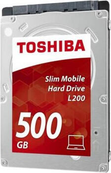 500 GB HDD Toshiba L200 Slim, SATA 3Gb/s 2.5 Zoll Festplatte 